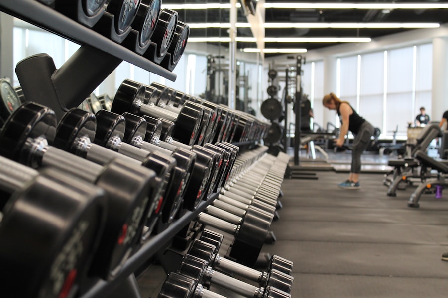 Members working out in a modern gym
